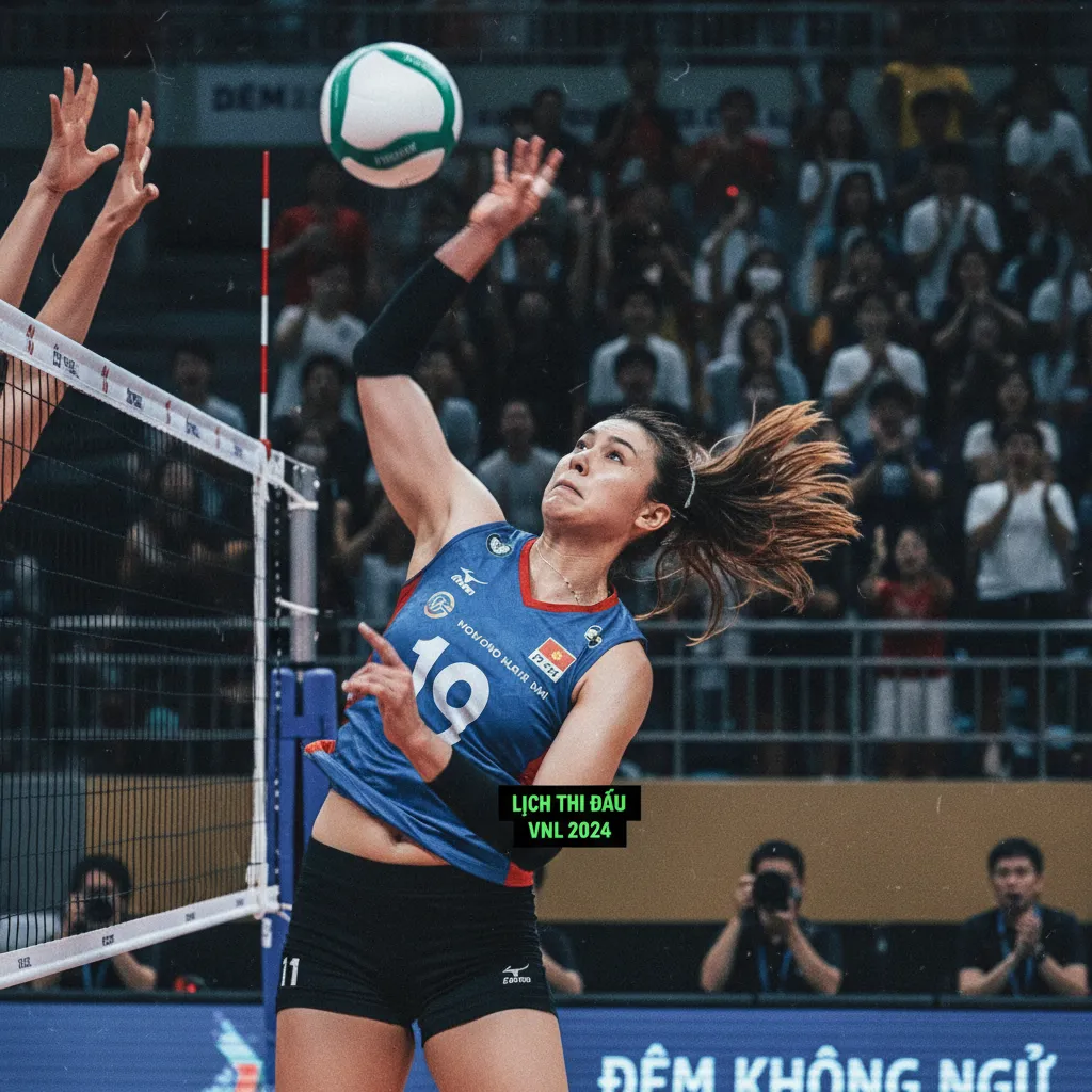 Lịch thi đấu VNL 2024 hôm nay - Đêm không ngủ