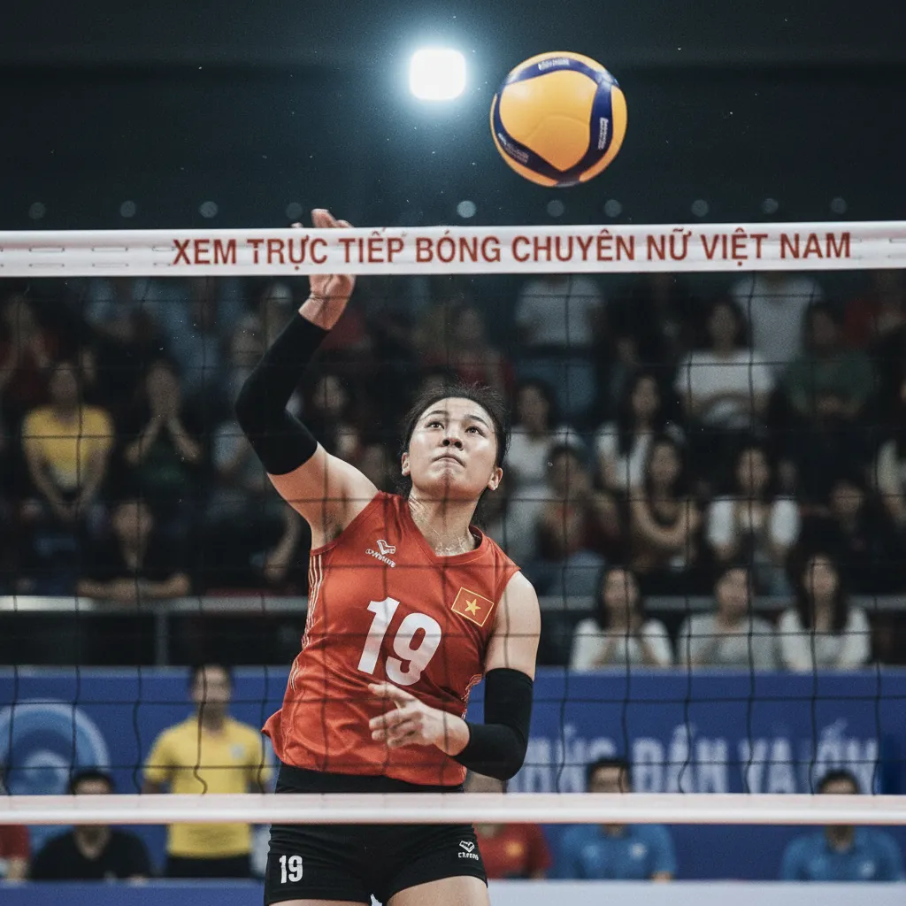 Một trận đấu kịch tính của đội tuyển bóng chuyền nữ Việt Nam